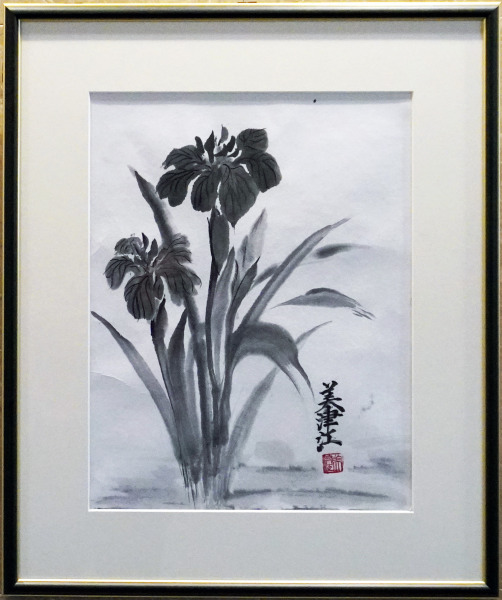 「花菖蒲」　「花菖蒲」　F6　高橋　美津江F6　高橋　美津江