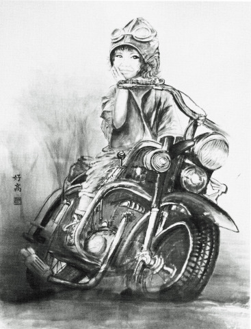 03「おちゃめなライダー」P30 北区長賞 日墨23 03「おちゃめなライダー」P30 北区長賞 日墨23