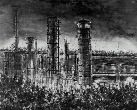 63「眠らないOilplant」F50　日墨62