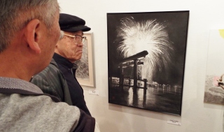 2016/5　さがみ水墨・日本画協会展にて自作を語る
