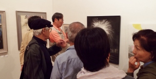 2016/5　さがみ水墨・日本画協会展にて自作を語る