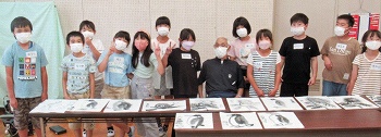 2022年鳶尾小学校水墨画教室