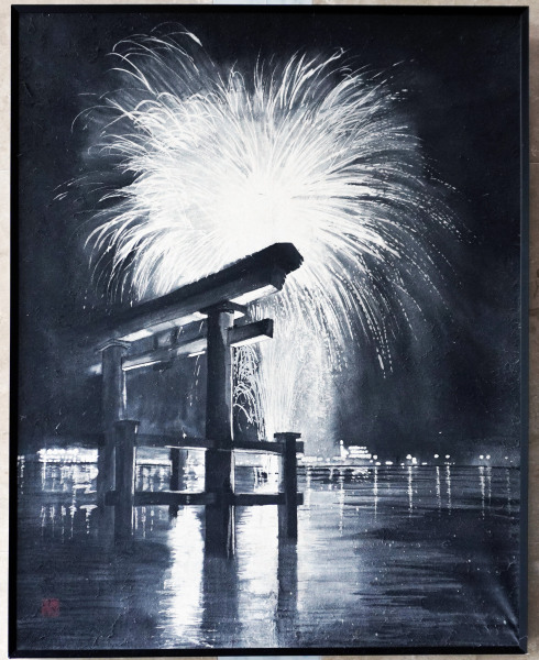 02「箱根湖上祭」 F30　松尾好高